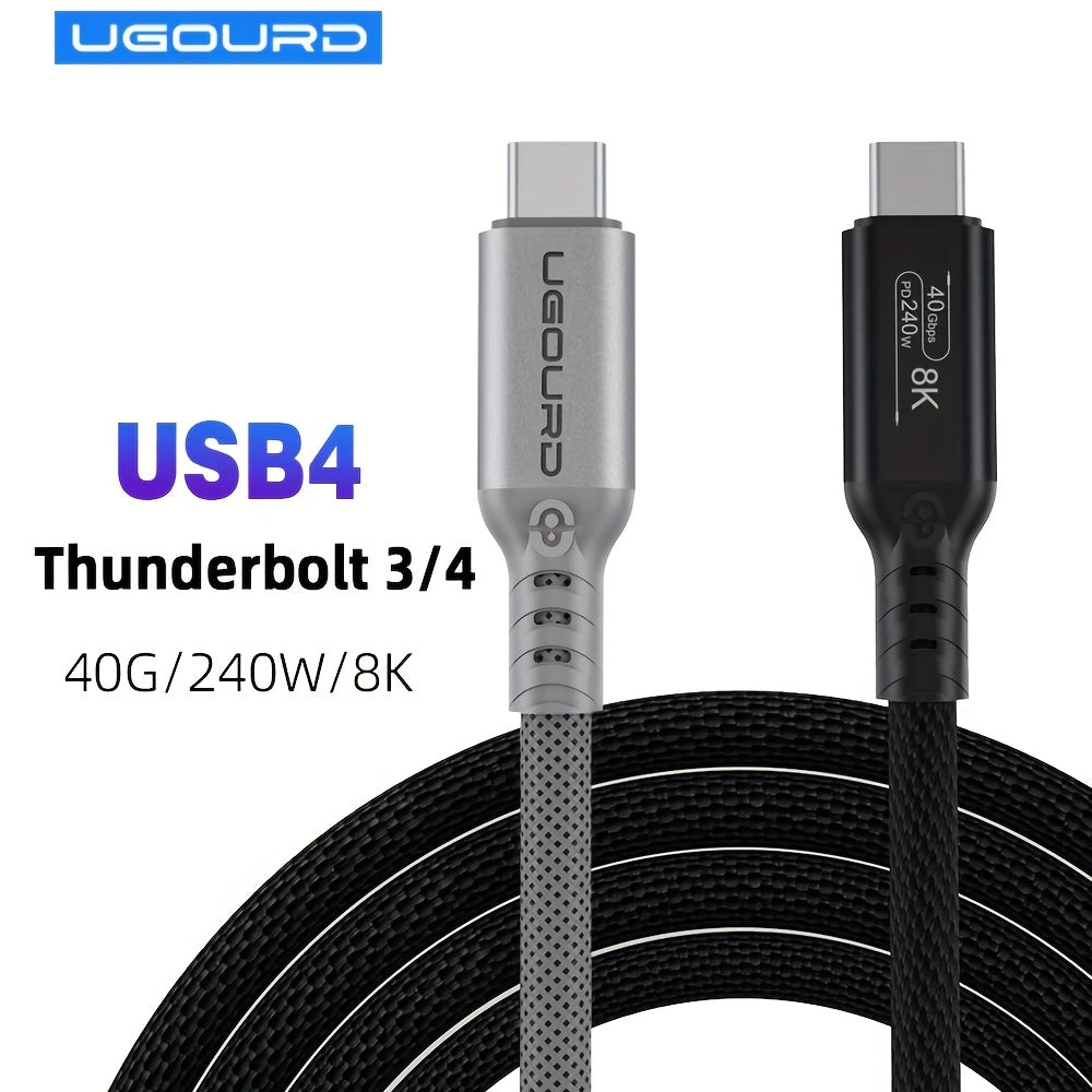 Thunderbolt4 Cable USB4 Type-C to C Cable