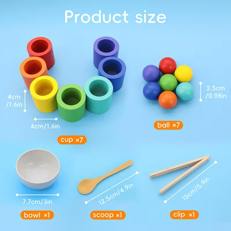 Educational Toys Color Recognition Teaching Aid Classification Cup 1