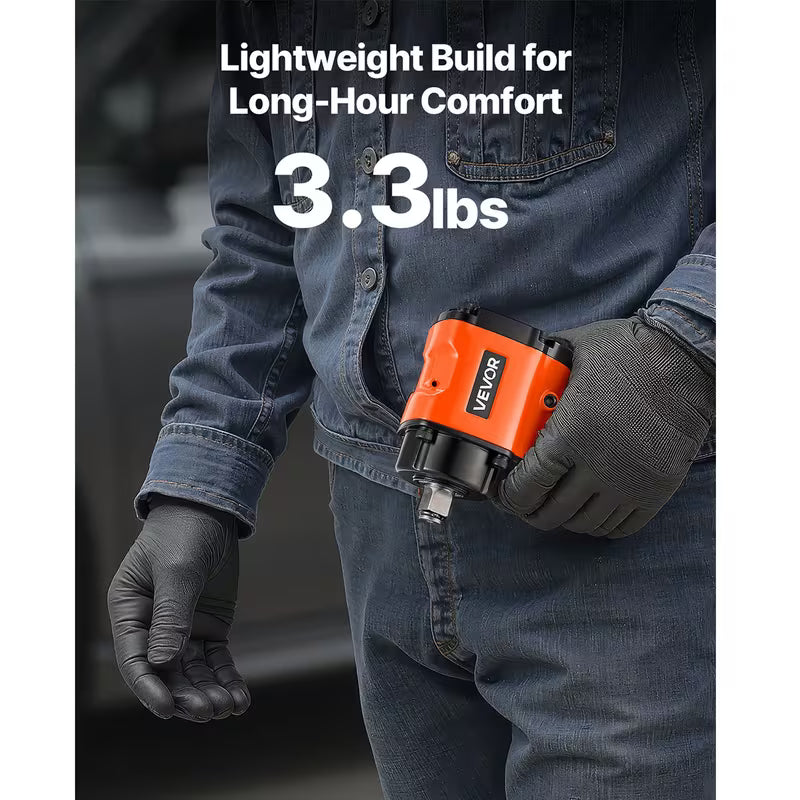 VEVOR Air Impact Wrench 1/2" Drive Pneumatic Impact Gun Up to 738ft-lbs 4-Speed