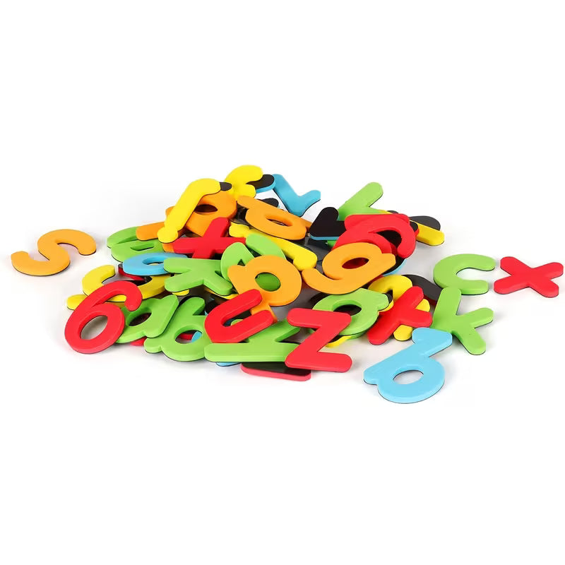 114/234-Piece Colorful Magnetic Letter Stickers