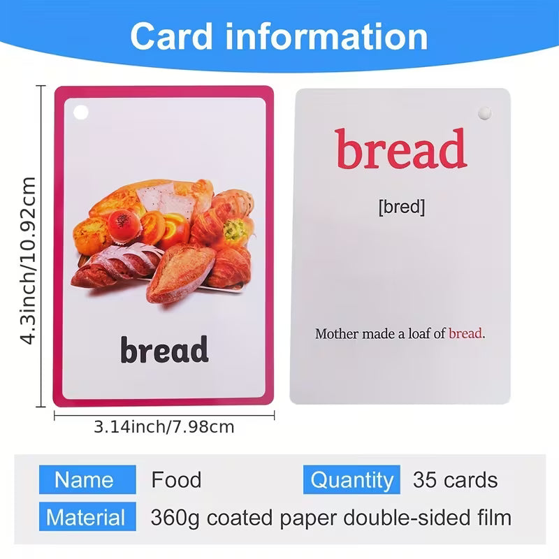 Real Picture Food Flash Cards
