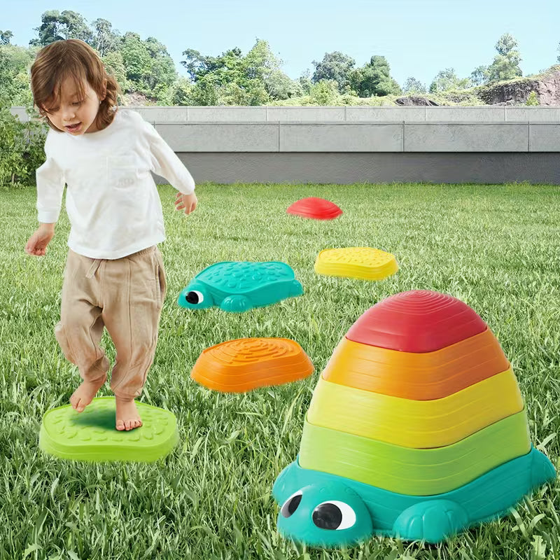 5-Piece Turtle Balance Stepping Stones Toys for Kids