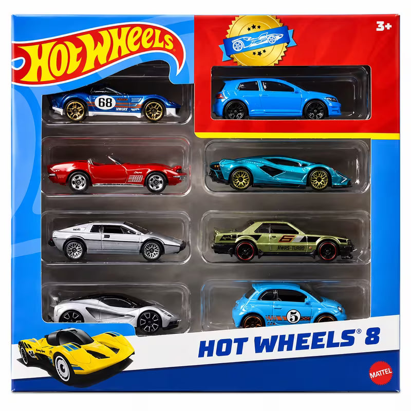 Mini Toy Vehicle Set, 1:64 Scale Die-Cast Cars