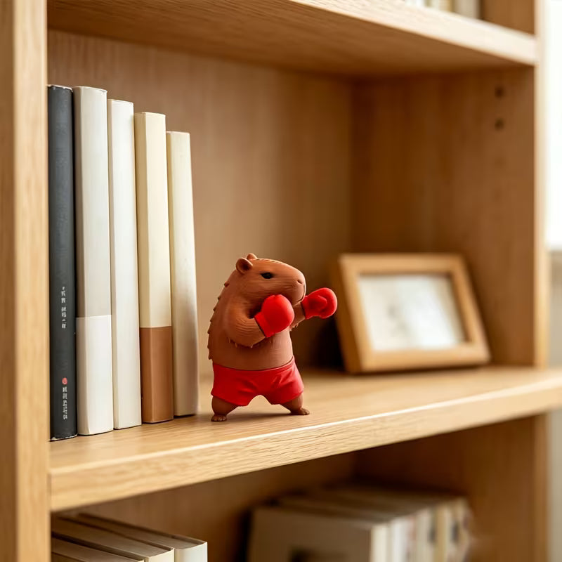 Cute Capybara Figurine Plastic
