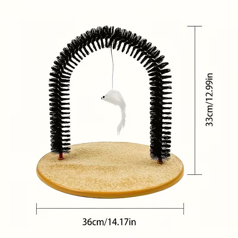 1pc Grooming Brushes And Tickle Toys That Cats Set