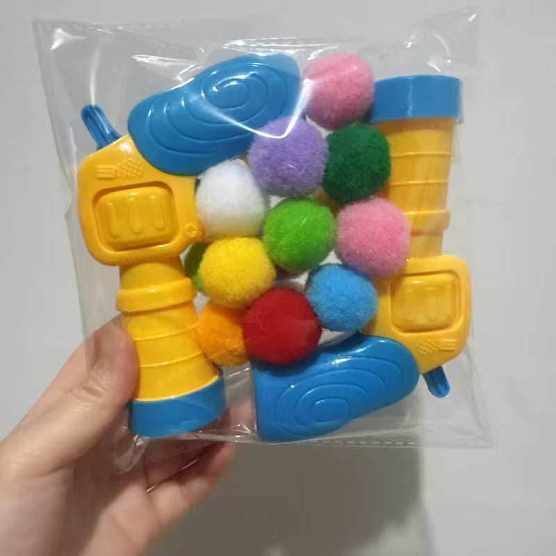 14/34/64 Plush Balls, Plastic