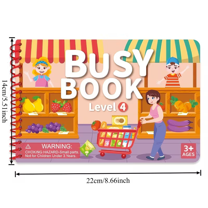 Busy Book for Kids Ages 3+
