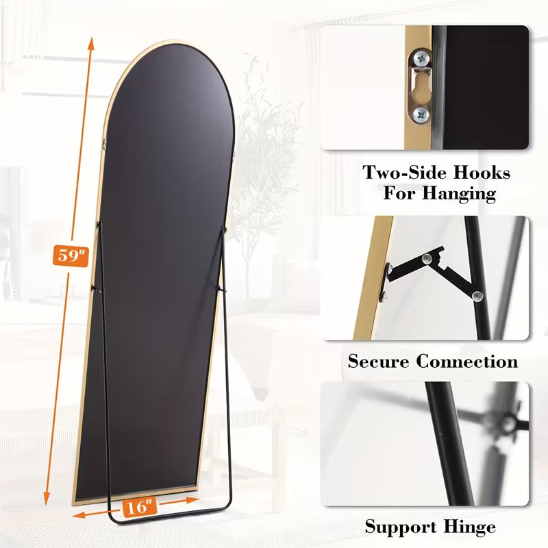Arched/Rect Full Length Mirror, Full Body Mirror