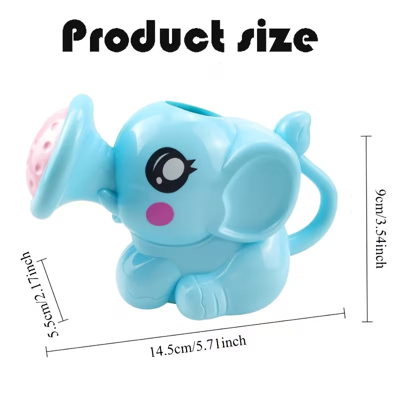 1/2/4/6-Piece of Newborn Elephant Watering Can for the Bathroom