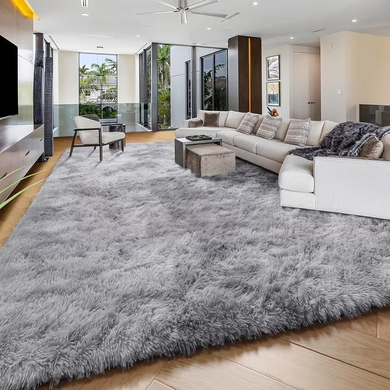1pc Super Large Luxury Modern Machine Washable Luxury 8X10 Feet (240X300Cm) Area Rugs for Living