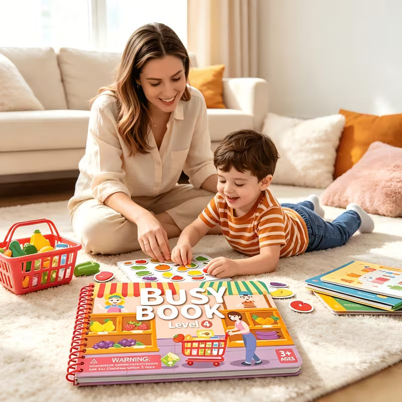 Busy Book for Kids Ages 3+