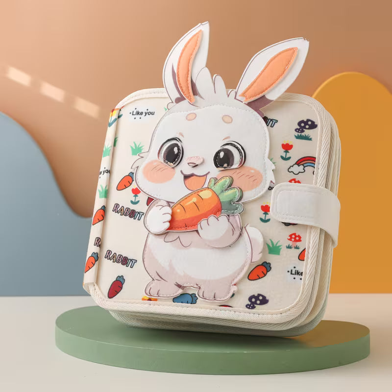Little White Rabbit Cloth Book Felt