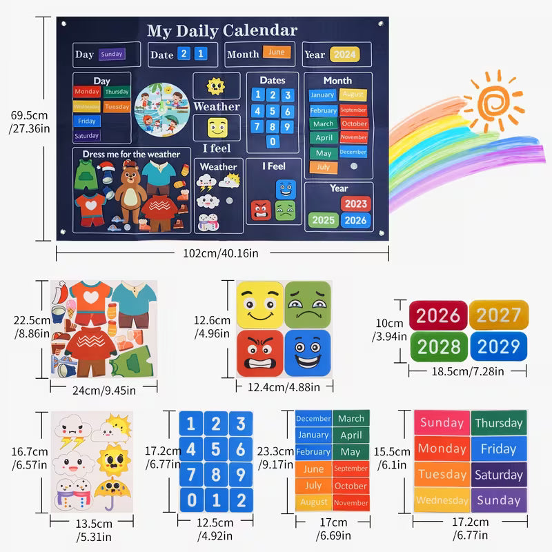 Daily Planner Toy Suitable for Boys & Girls