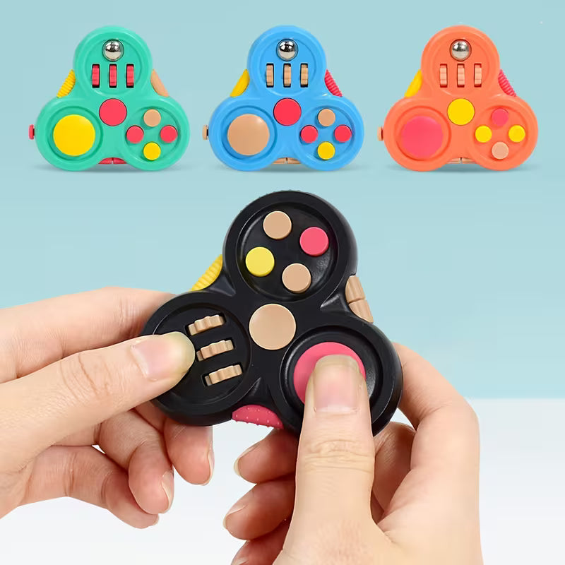 1/4 Gyro Cube Finger Spin Game Handheld Relax Toy for Finger Flexibility