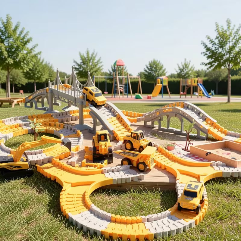 Tong Li Kids' Versatile Track Car Toys