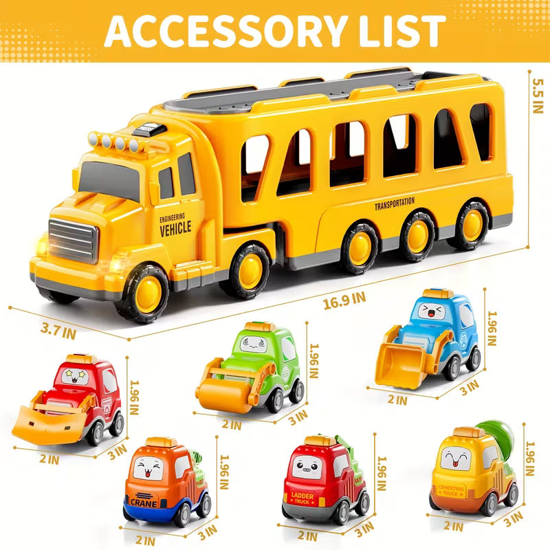 Trucks Toys for Boys Kids 16.9in