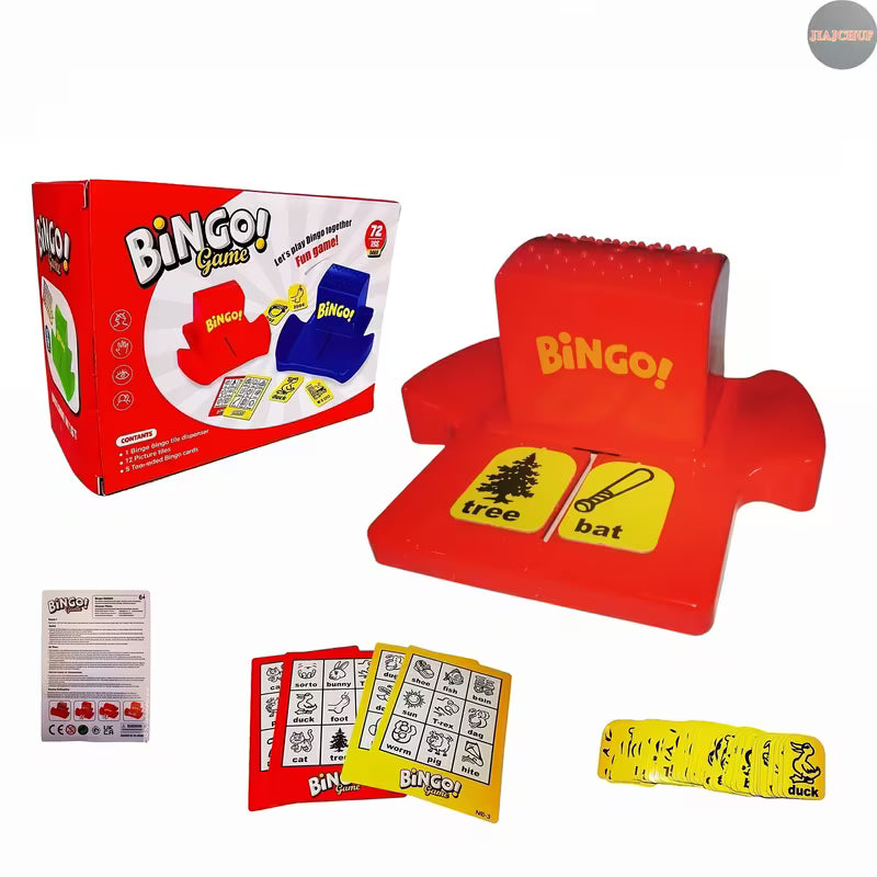 Jiajchuf Bingo Game Sight Words Matching Board Game for Kids