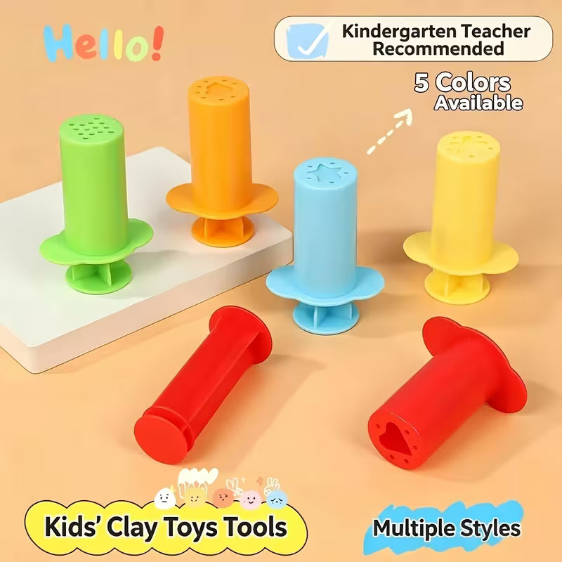 5-Piece DIY Modeling Clay Tool Set Plastic