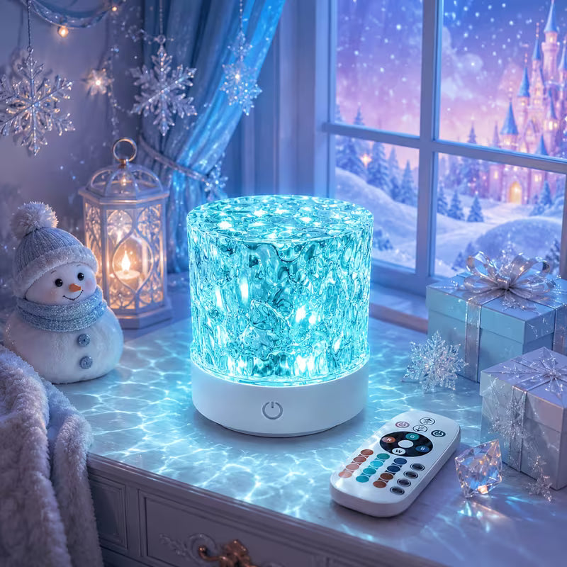 2026 Upgraded USB-Powered Aurora Water Ripple Projection Smart Light, Rotating Multicolor