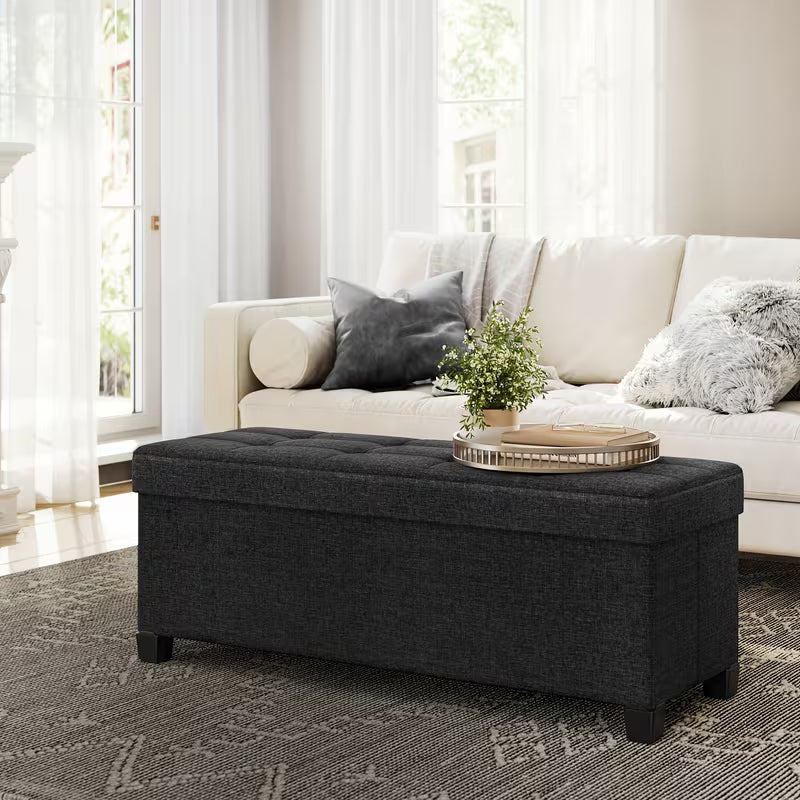 Storage Ottoman Bench That Can Be Folded, Suitable for The Living Room And Bedroom