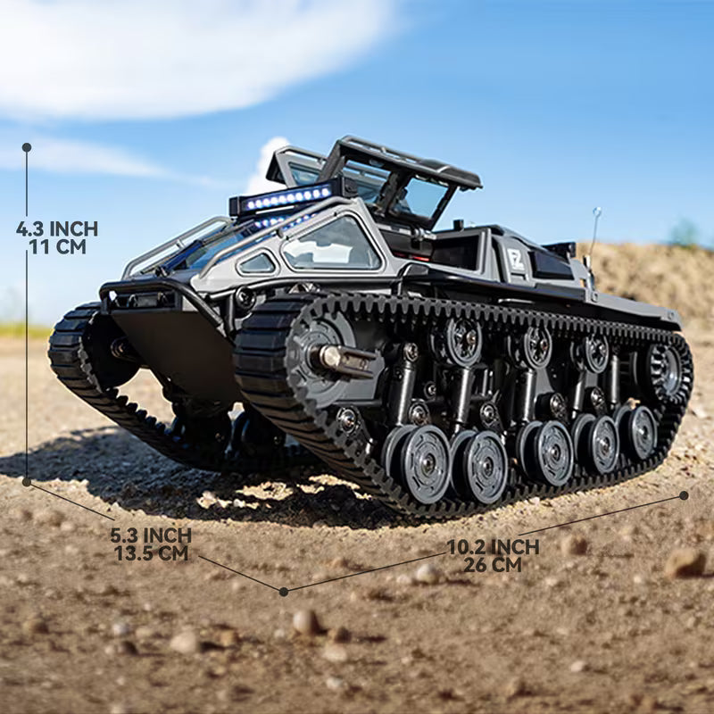 RC Tracked Tank with Full-proportional Remote Control Car Powerful