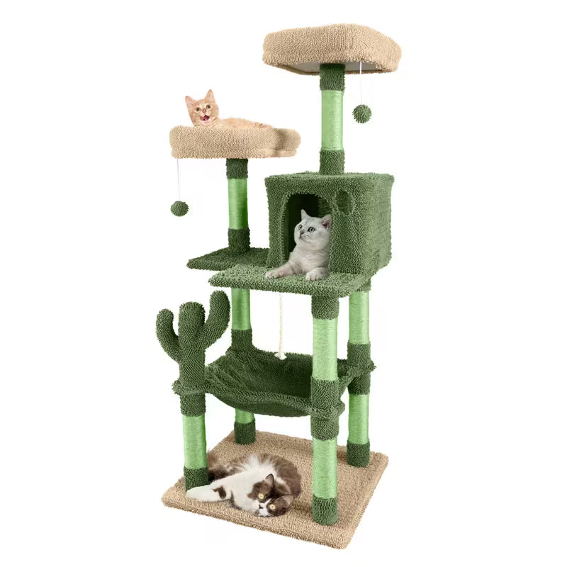 CAPHAUS Cactus Cat Tower