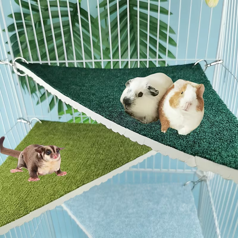 Small Animal Pet Comfortable Triangular Hammock Parrot Bird Triangular Swing