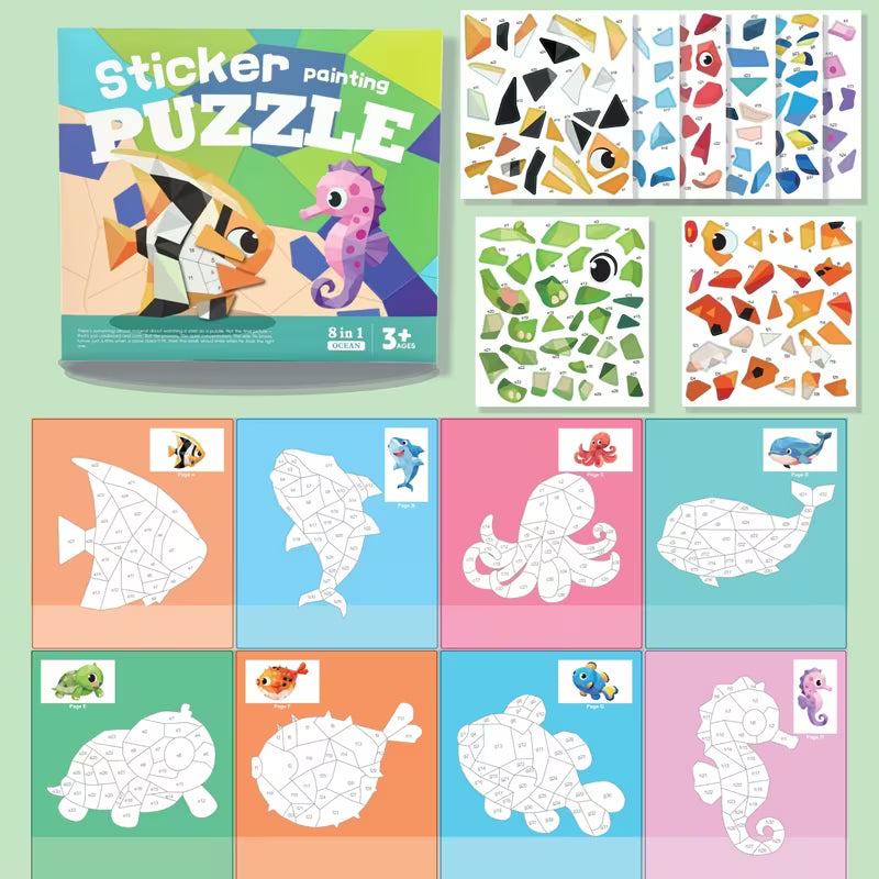 Children's 3D Collage DIY Sticker Set