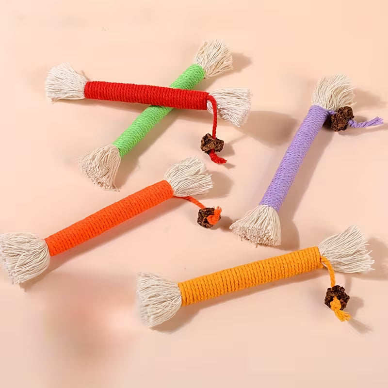 Cat Bite Rope Toy, Cat Tooth Grinding Rope, Random Color