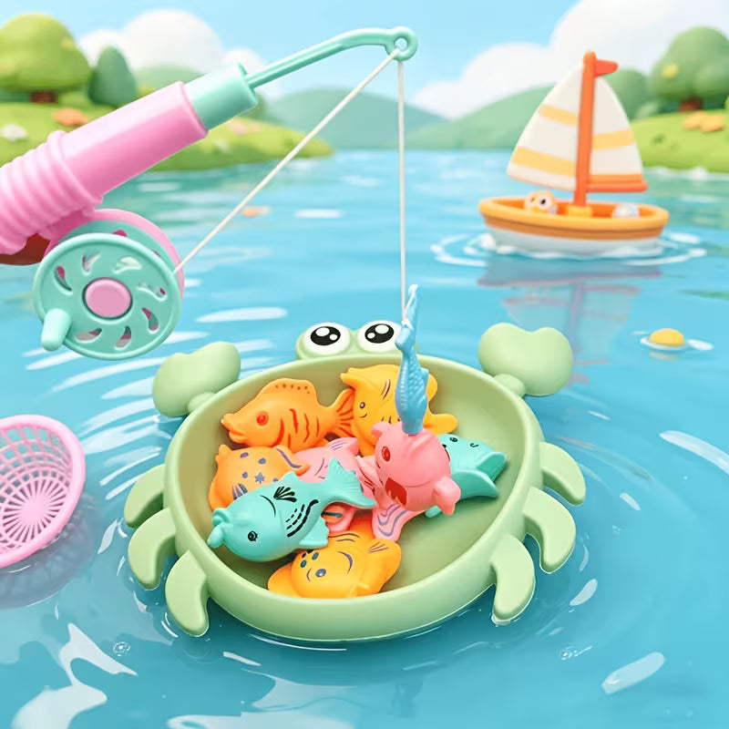 Kids' Summer Crab Fishing Magnetic Toy Set