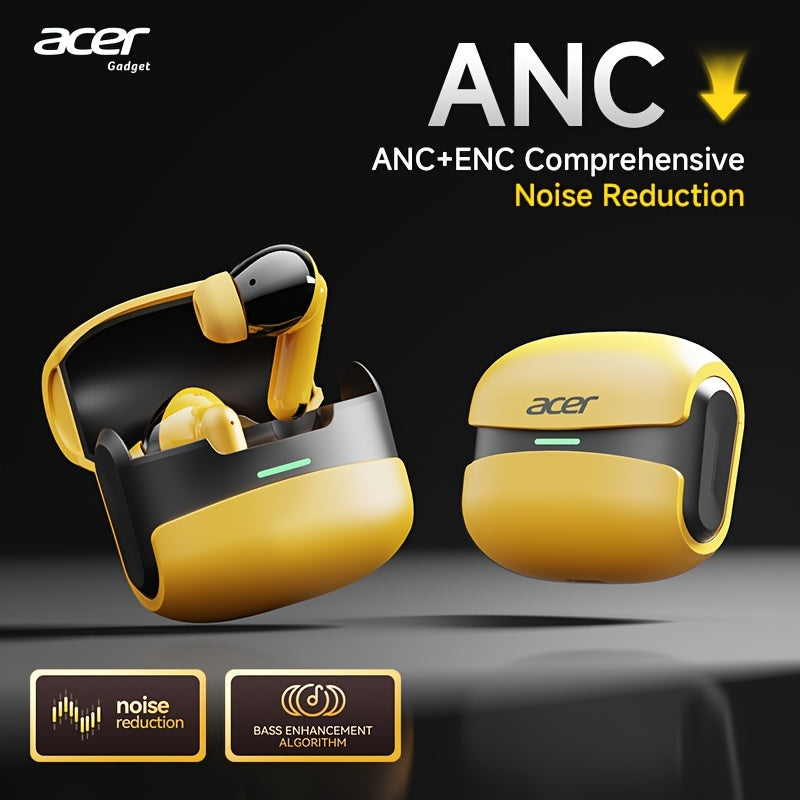 Acer Ohr548 In-Ear Wireless Headphones Anc Call Noise Reduction Heavy