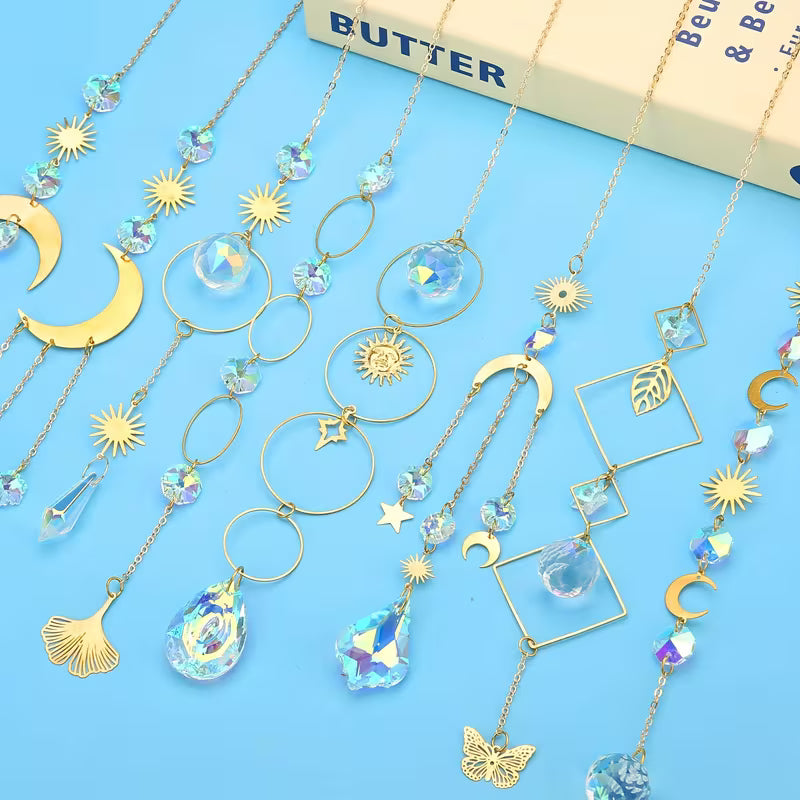 Colorful Crystal Suncatchers, Perfect Set