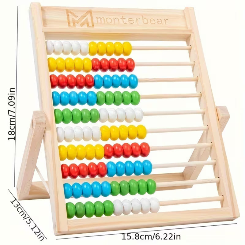 Wooden Calculation Rack Math Learning Toy