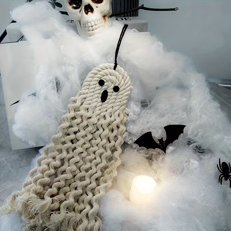 1pc/2pcs Boho Hand- Hanging Decor - U-Shaped Polyester Spooky Window & Wall Pendants