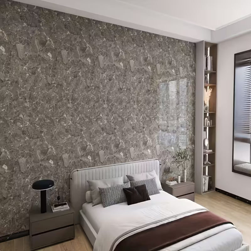 Faux Tile Smooth Surface Design XPE+PVC Wallpaper - 15.8×118.11 Inches