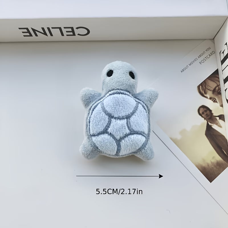 Mini Cute Turtle Pet Plush Toys Set, Random Color