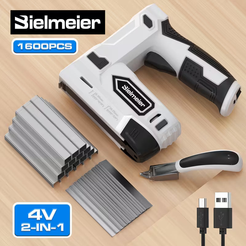 Pink Cordless Staple Gun 4V