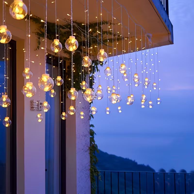 118.11 Inch Wishing Ball Light String, 2025 New Model, 8 Lighting Modes, 108 Leds, Wishing Ball