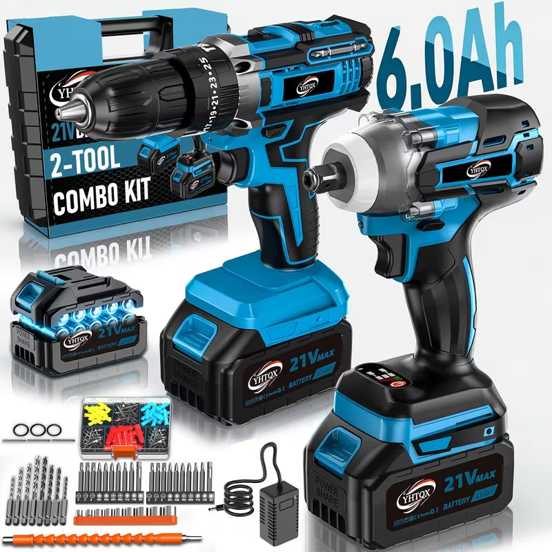 Lithium Battery Brushless Cordless Electric 2-4pcs Set