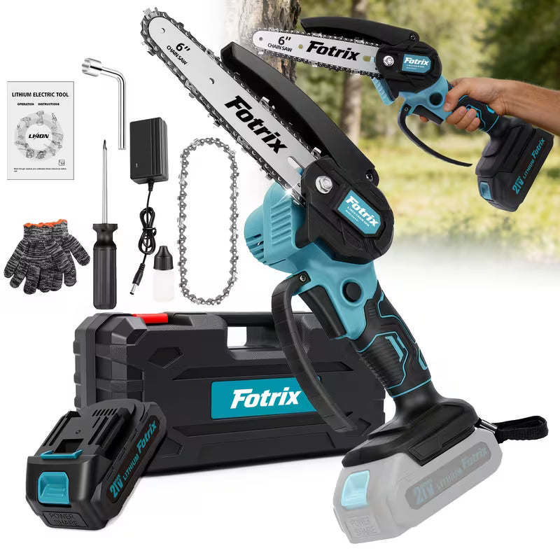 6-Inch Mini Cordless Chainsaw