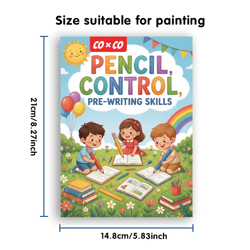 CO×CO Pencil Control Pre-writing Skills Workbook