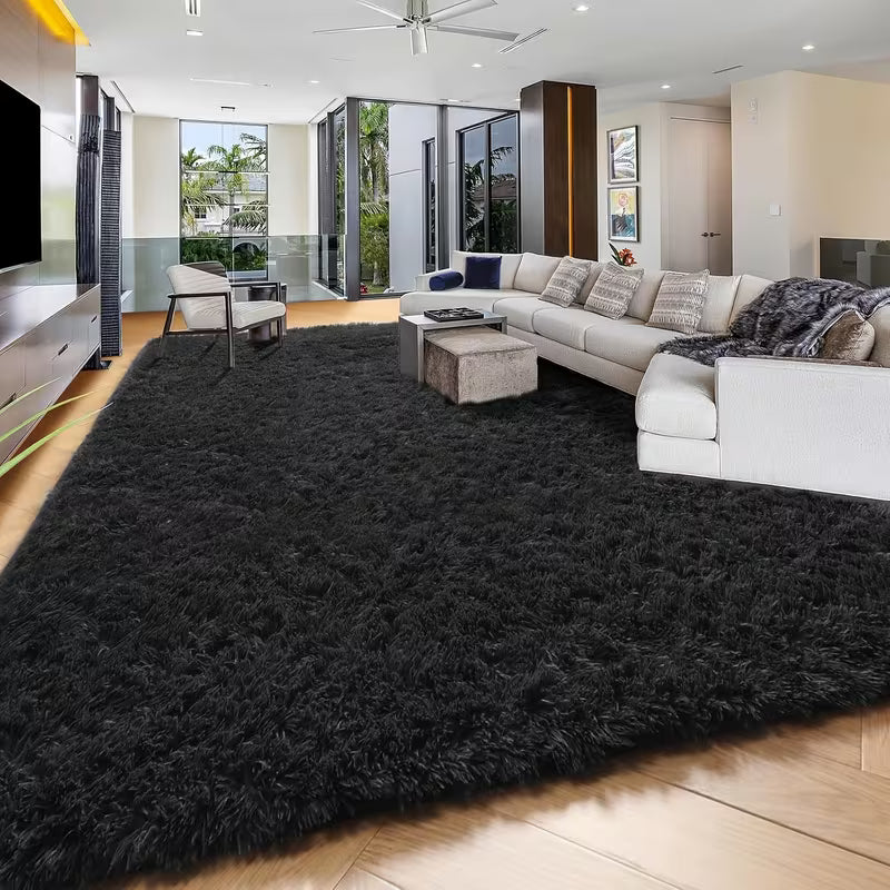 1pc Super Large Luxury Modern Machine Washable Luxury 8X10 Feet (240X300Cm) Area Rugs for Living