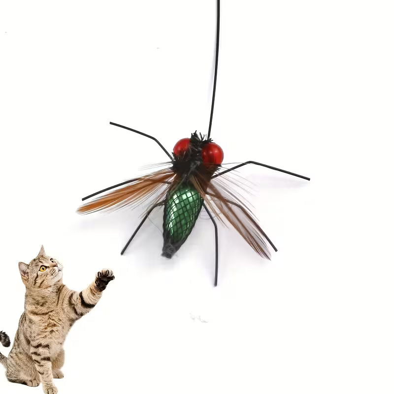 Interactive Cat Teaser Toy, Plastic