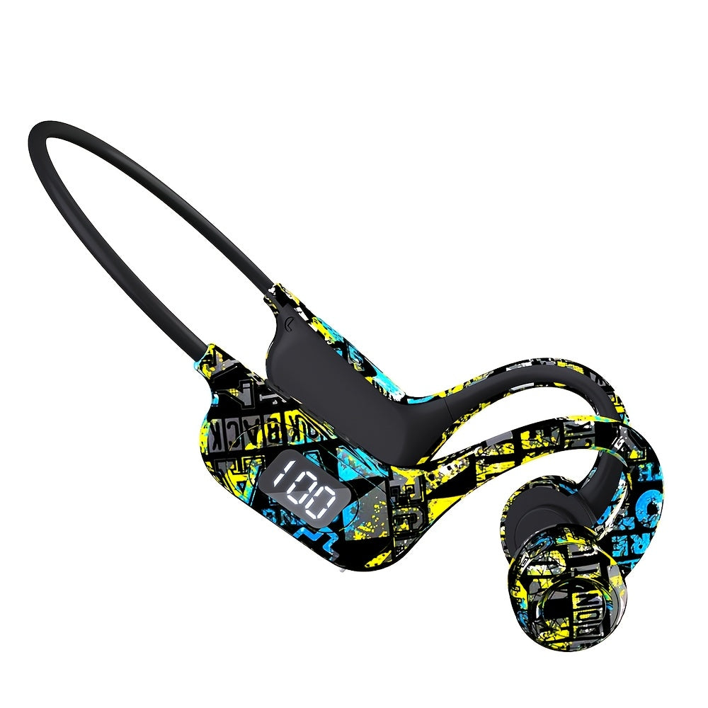 Wireless Bone Conduction Headphones, Sweatproof Earphones