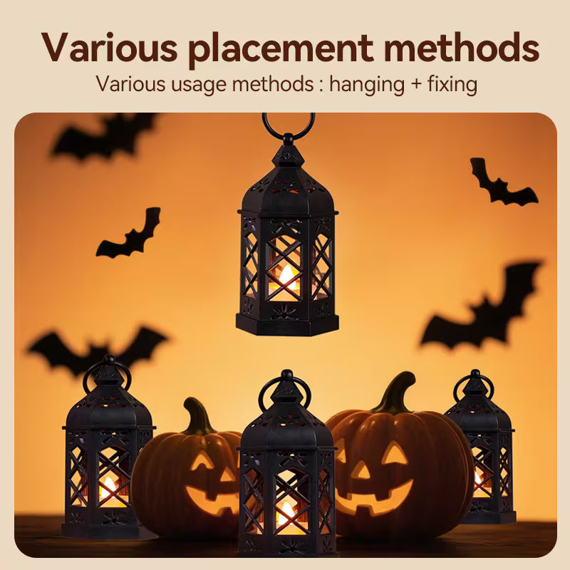 2/4/6/12-Pack Family Holiday Decor Hanging Lights, Mini Decorative Candle Lanterns