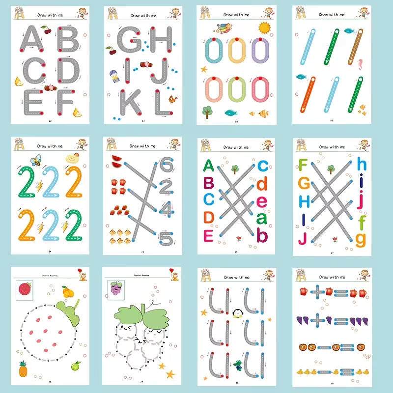 Reusable Workbook for Kids Paper