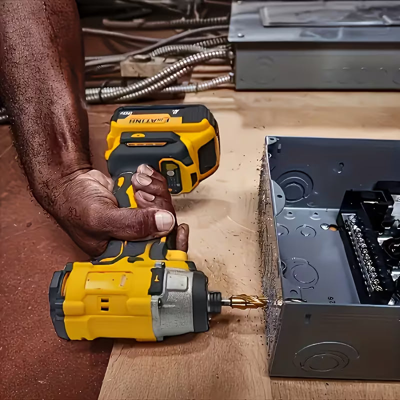 20V 1/4 Impact Driver (Tool Solely Without Battery) - Compatible with Batteries