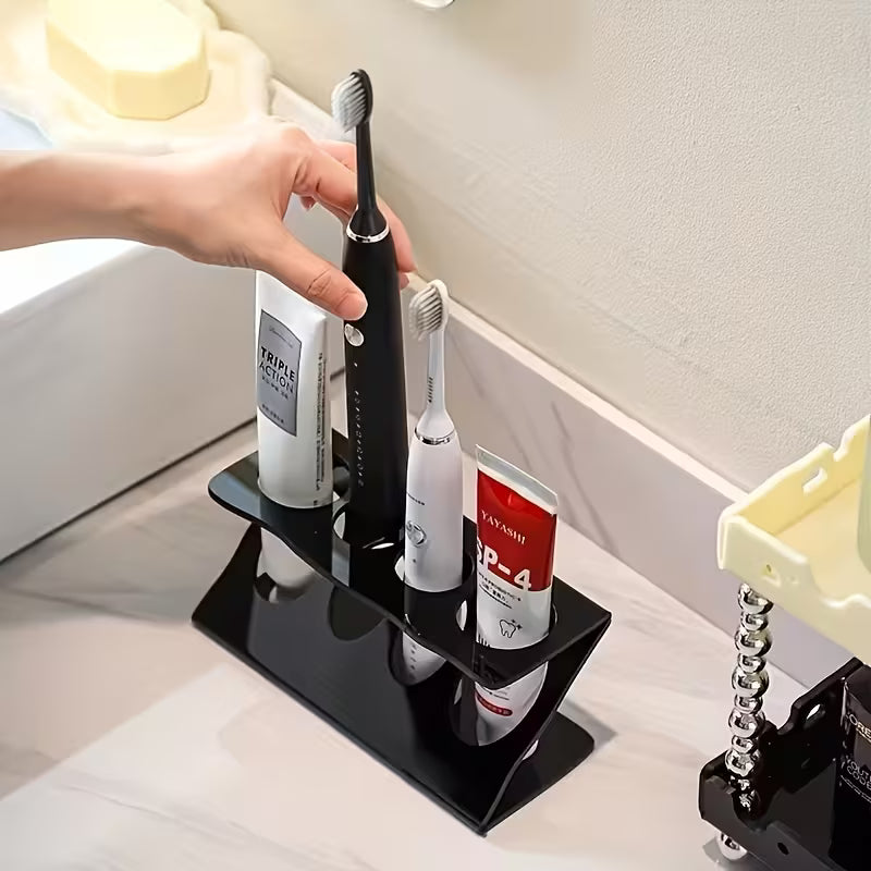 Bathroom Multipurpose Storage Rack for Toothbrush Holder, Multifunctional Drain Rack