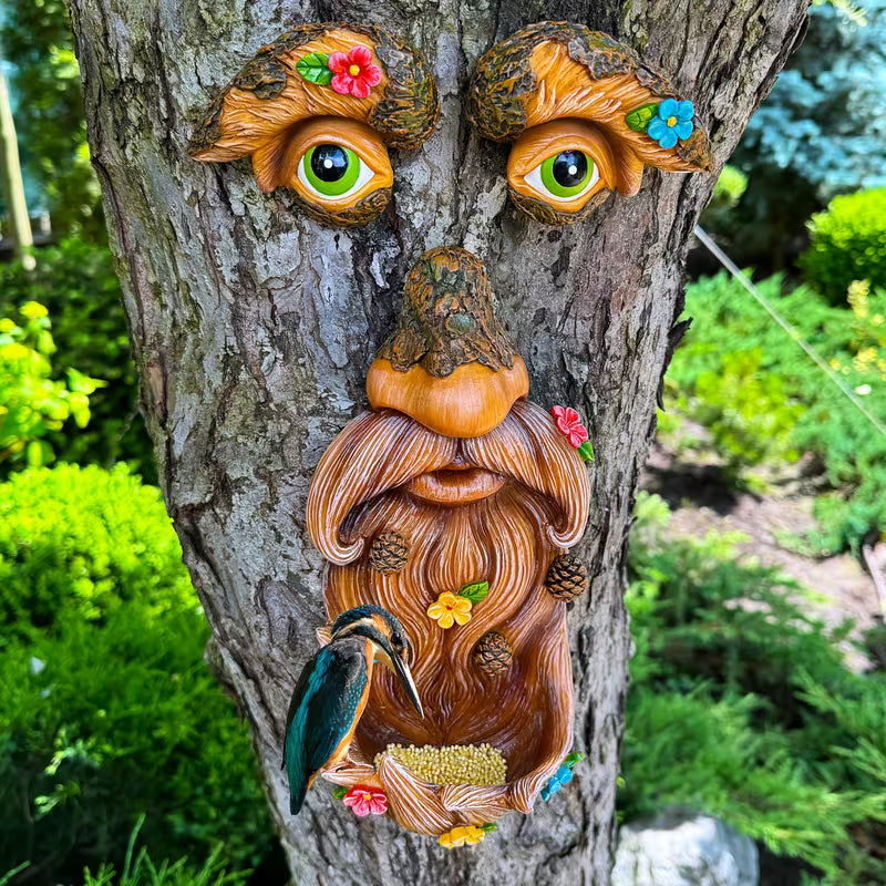 Tree Spirit Statue, a Finely Handcrafted Work of Art Made of Resin. Suitable for Outdoor Garden