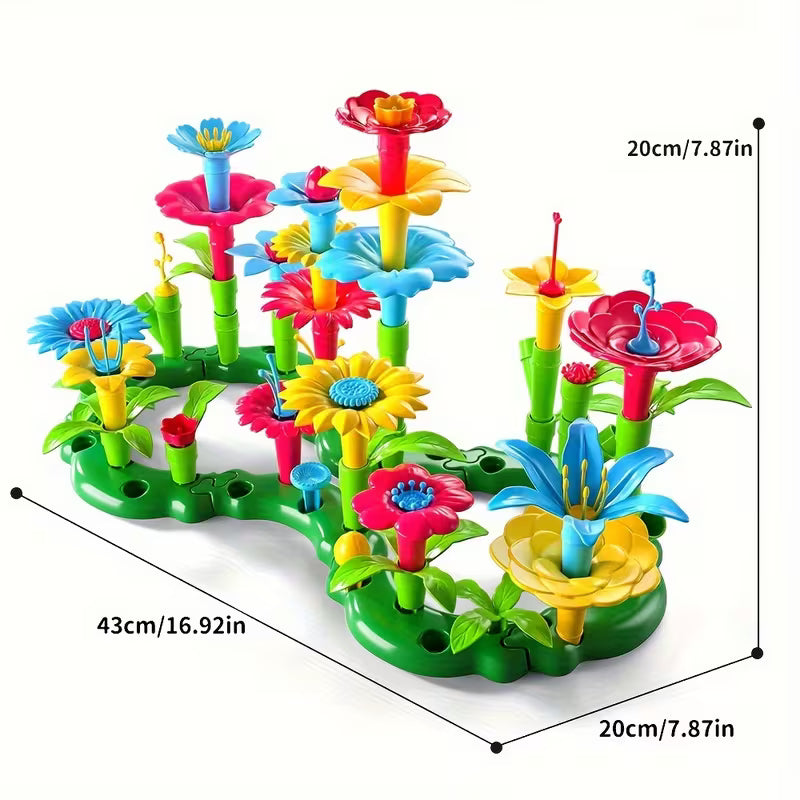 HOME 91-Piece/64-Piece Flower Arrangement Assembling Building Blocks